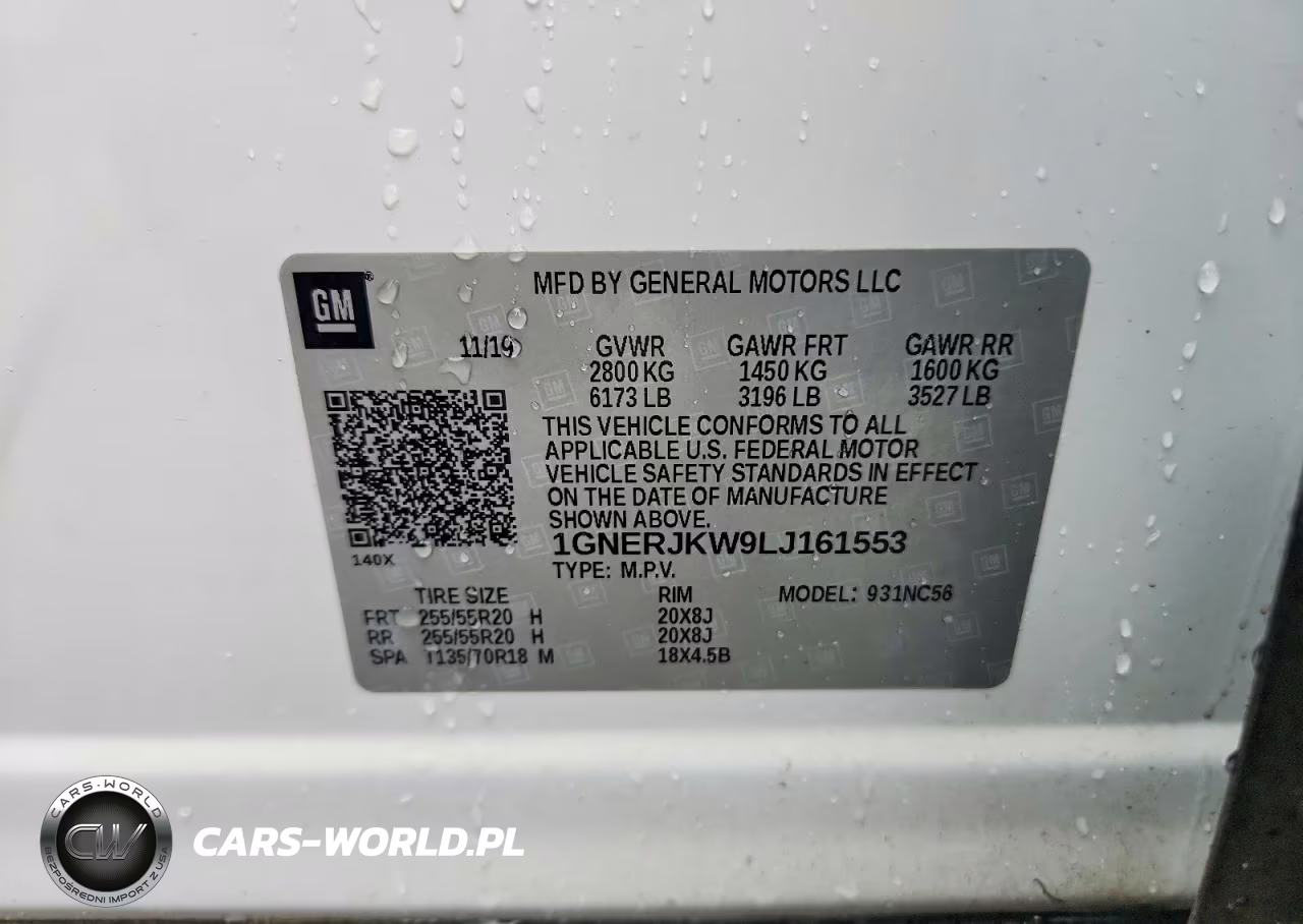 2020 Chevrolet Traverse Rs VIN:1GNERJKW9LJ161553 - 14