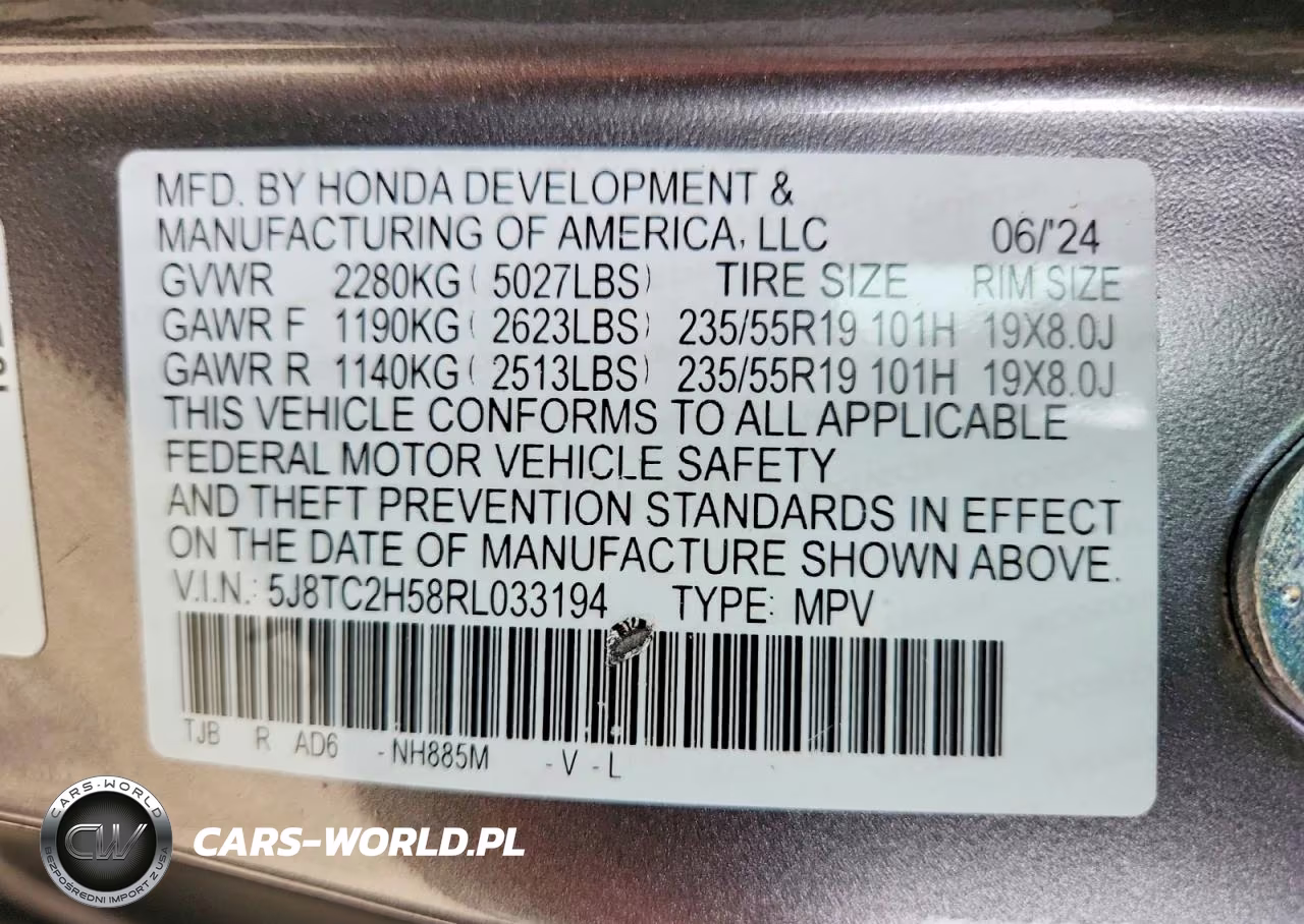 2024 Acura Rdx Technology VIN:5J8TC2H58RL033194 - 14