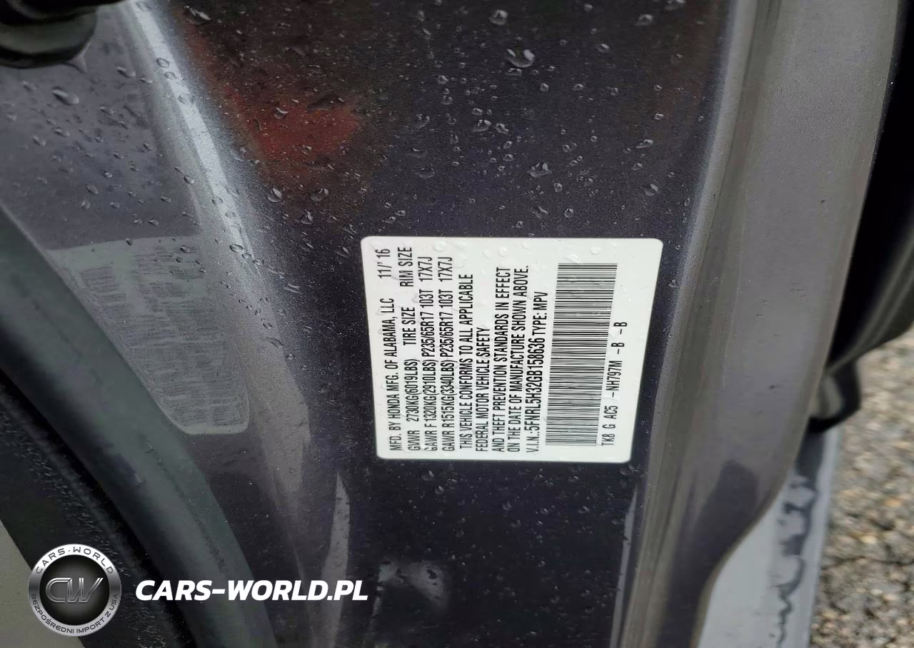2016 Honda Odyssey Se VIN:5FNRL5H32GB158636 - 13