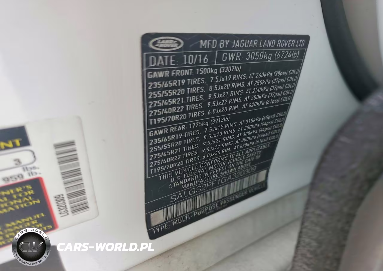 2016 Land Rover Range Rover Hse VIN:SALGS2PF1GA320309 - 13