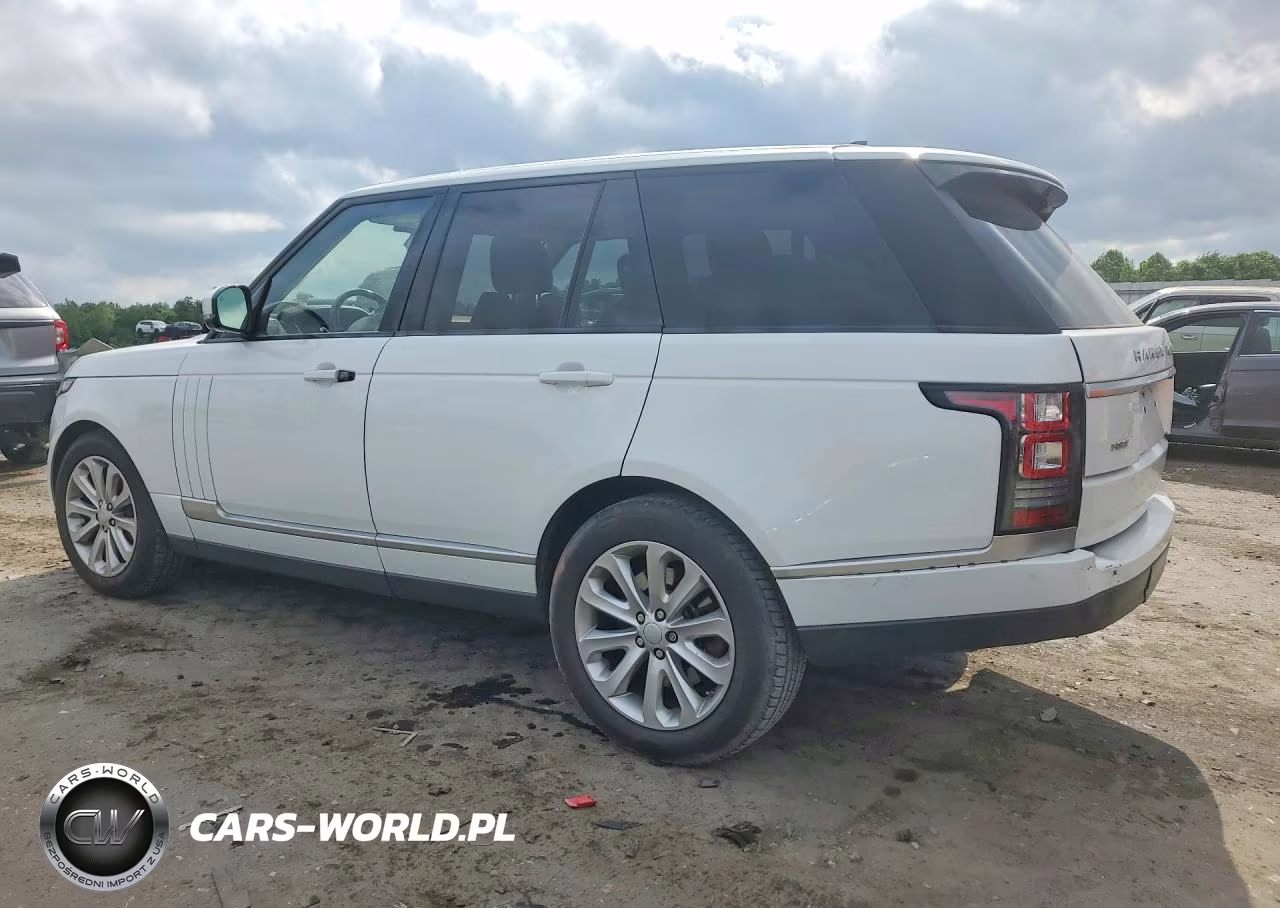 2016 Land Rover Range Rover Hse VIN:SALGS2PF1GA320309 - 2
