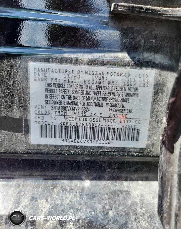 2021 Nissan Sentra Sv VIN:3N1AB8CVXMY215324 - 12
