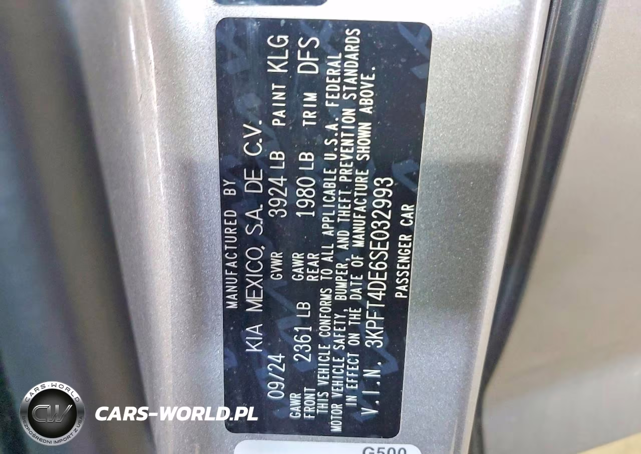 2025 Kia K4 Lxs VIN:3KPFT4DE6SE032993 - 13