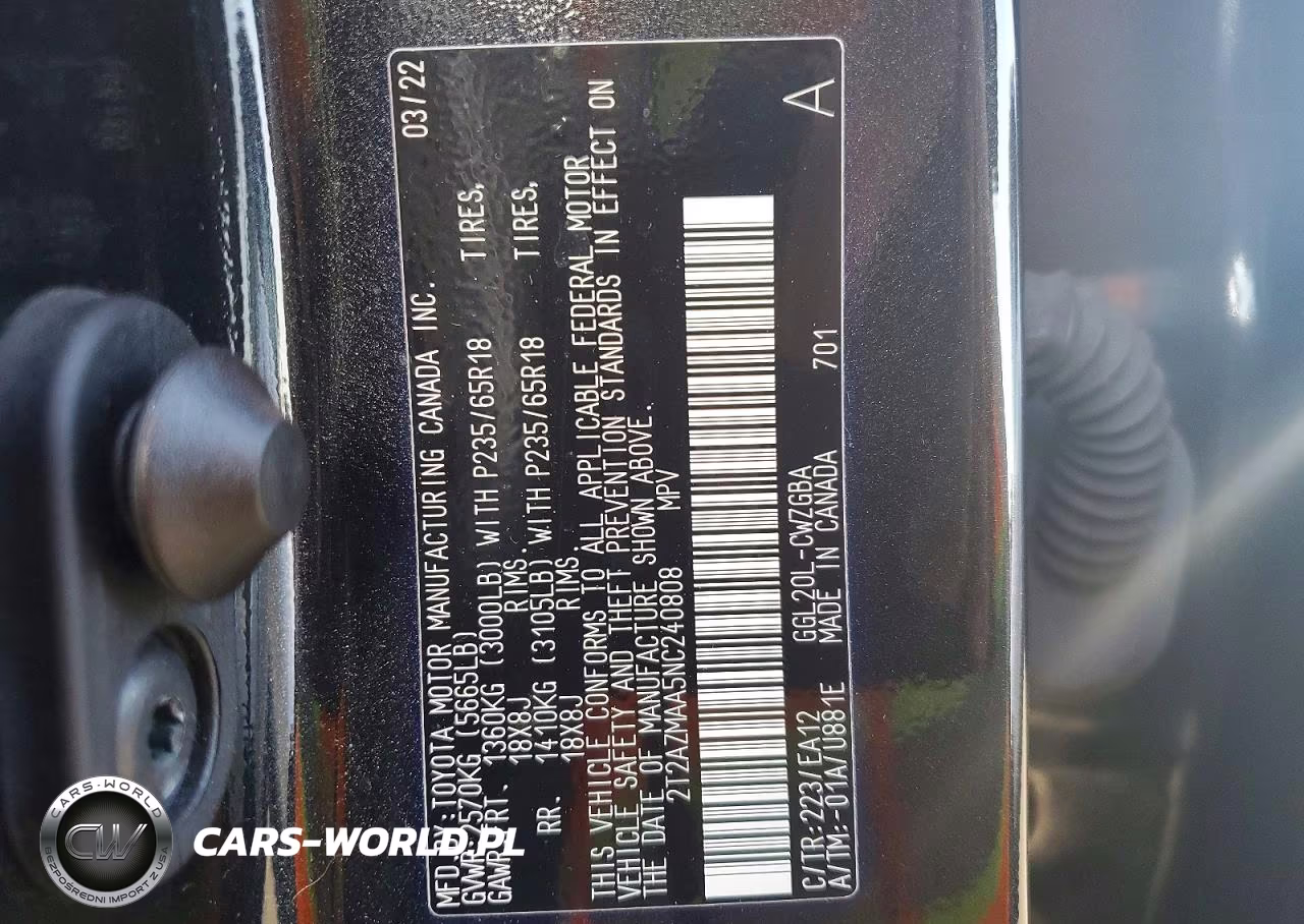 2022 Lexus Rx 350 Base VIN:2T2AZMAA5NC240808 - 14