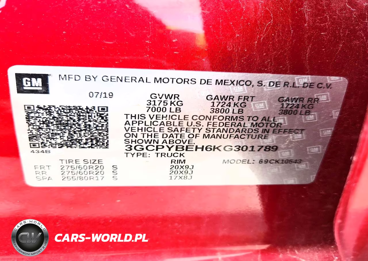2019 Chevrolet Silverado K1500 Custom VIN:3GCPYBEH6KG301789 - 12