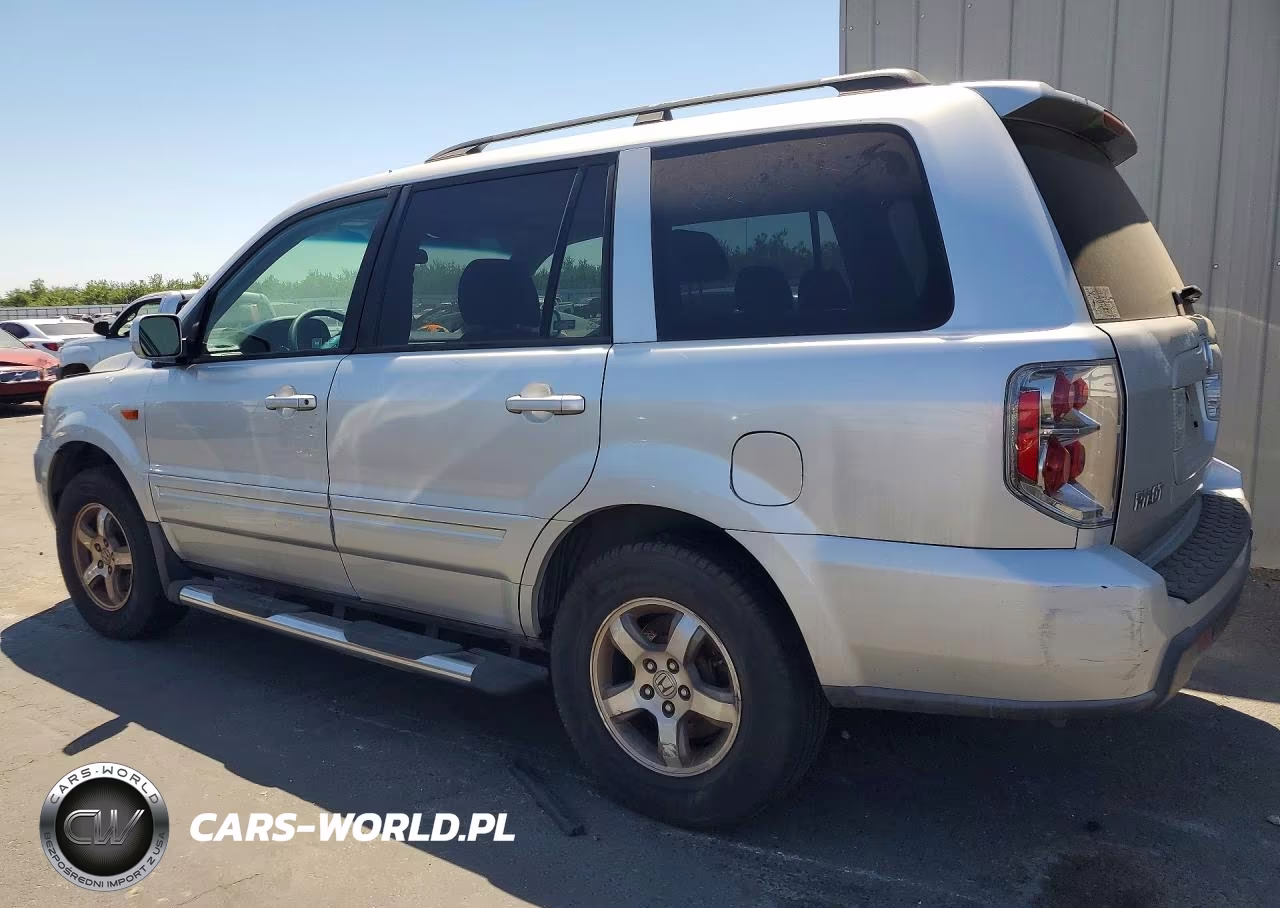 2007 Honda Pilot Exl VIN:5FNYF28547B002312 - 2