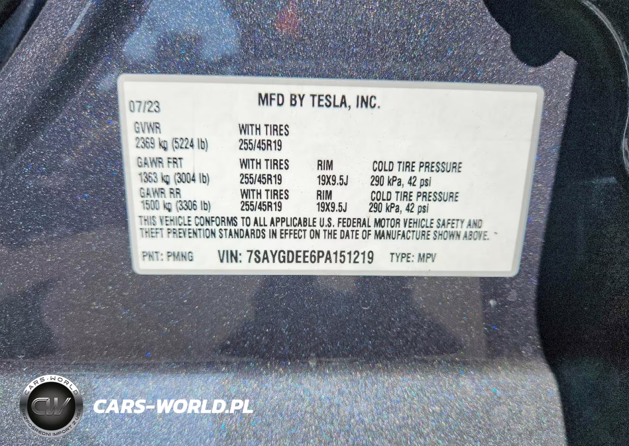 2023 Tesla Model Y VIN:7SAYGDEE6PA151219 - 13