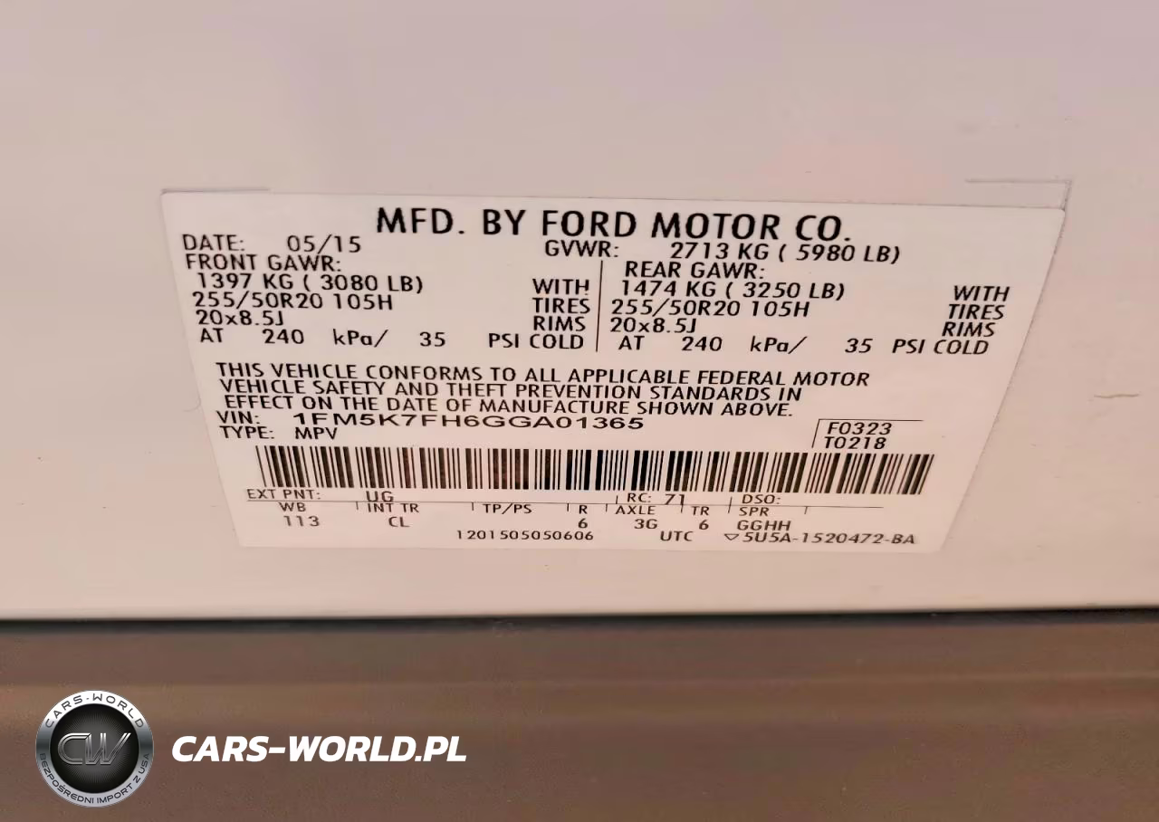 2016 Ford Explorer Limited VIN:1FM5K7FH6GGA01365 - 13