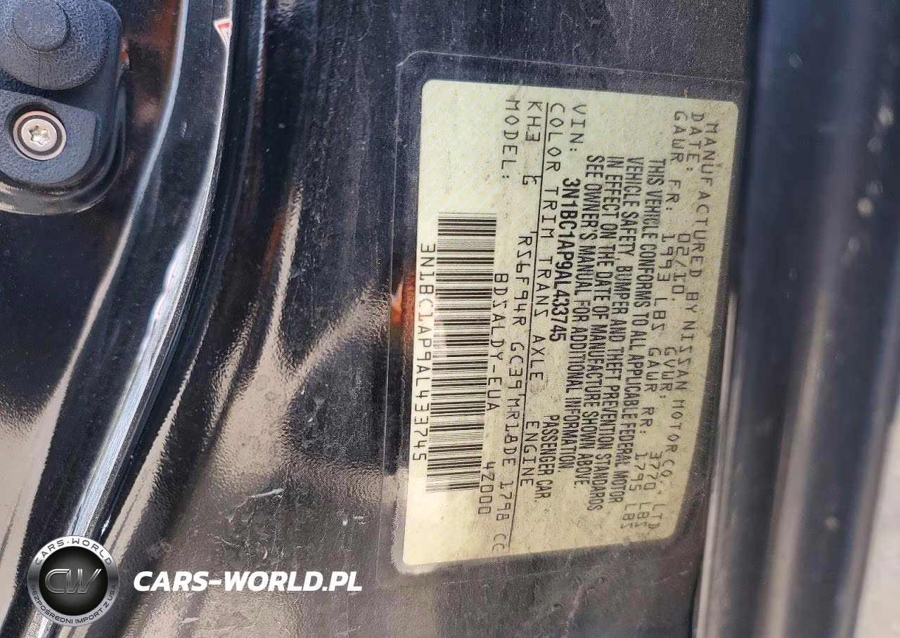 2010 Nissan Versa 1.8 S VIN:3N1BC1AP9AL433745 - 13