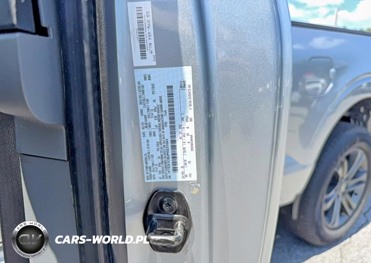 2023 Ford F-150 Xl VIN:1FTEX1CB2PKE51093 - 10