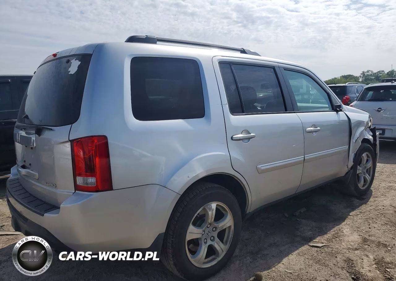 2014 Honda Pilot Exl VIN:5FNYF4H55EB021010 - 3