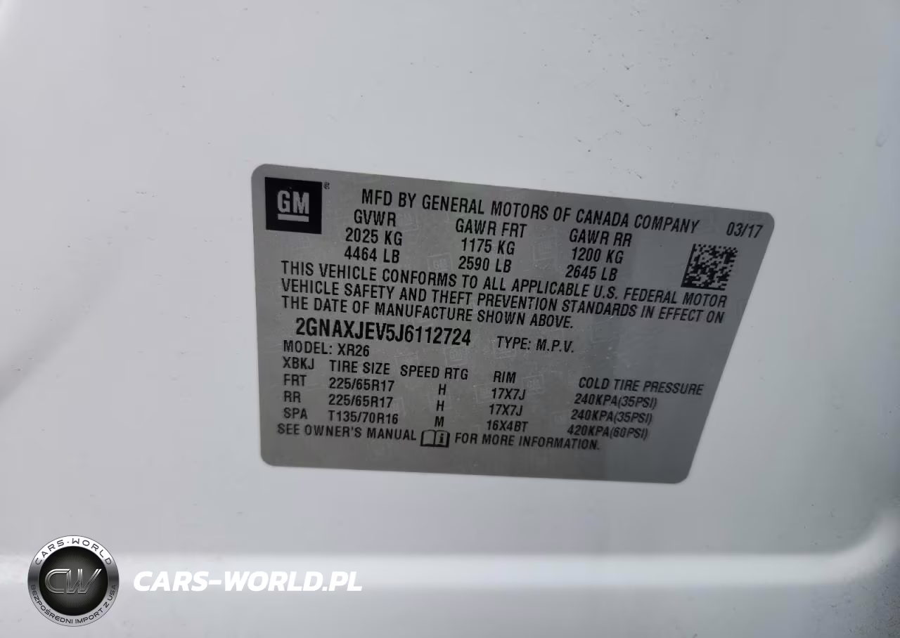 2018 Chevrolet Equinox Lt VIN:2GNAXJEV5J6112724 - 13