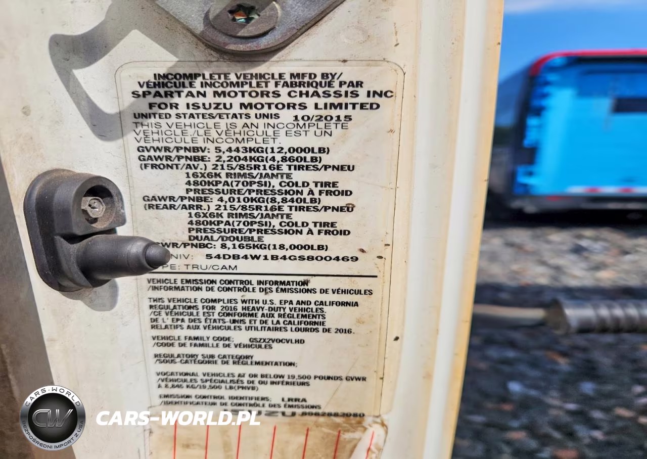 2016 Isuzu Npr VIN:54DB4W1B4GS800469 - 13