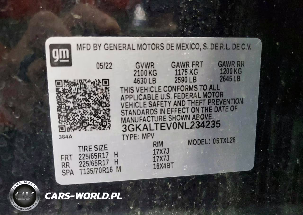 2022 GMC Terrain Sle VIN:3GKALTEV0NL234235 - 13