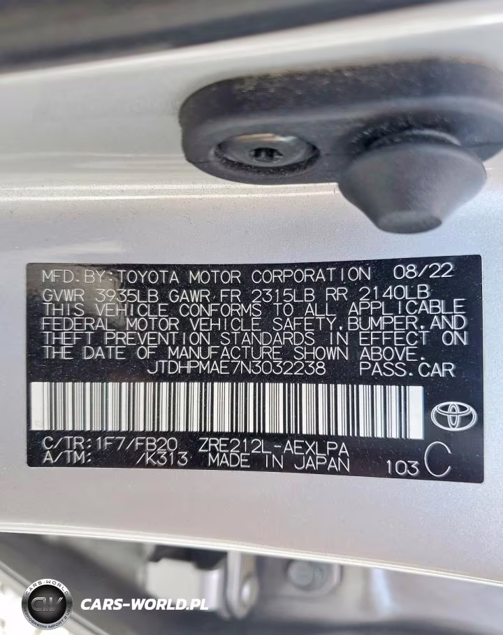 2022 Toyota Corolla Le VIN:JTDHPMAE7N3032238 - 12
