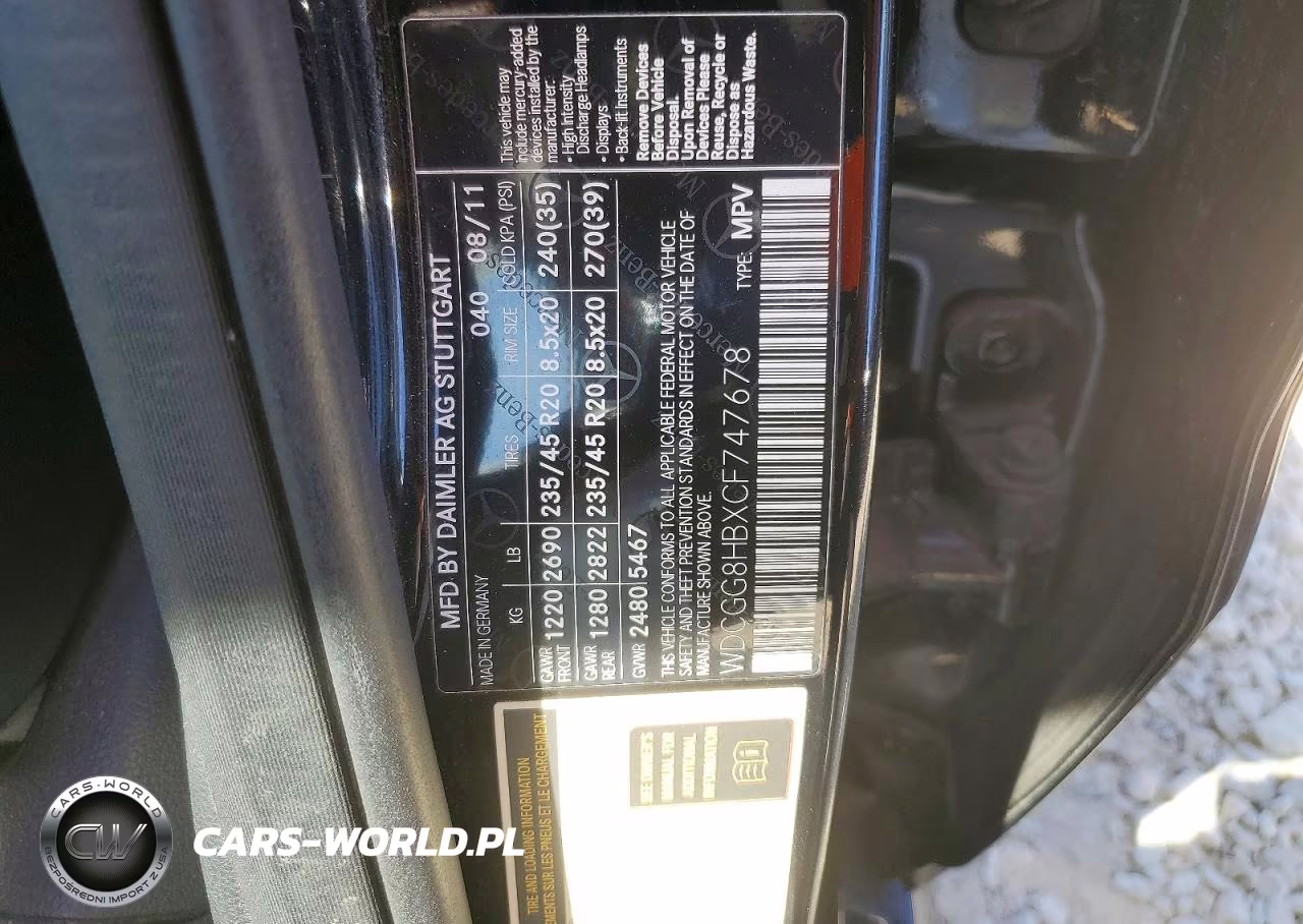 2012 Mercedes-Benz Glk 350 4Matic VIN:WDCGG8HBXCF747678 - 14