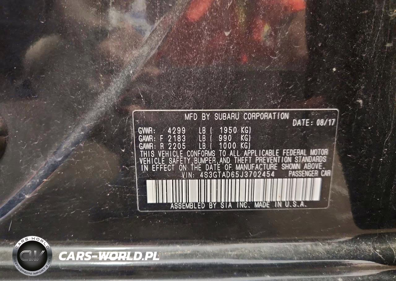 2018 Subaru Impreza Premium Plus VIN:4S3GTAD65J3702454 - 12