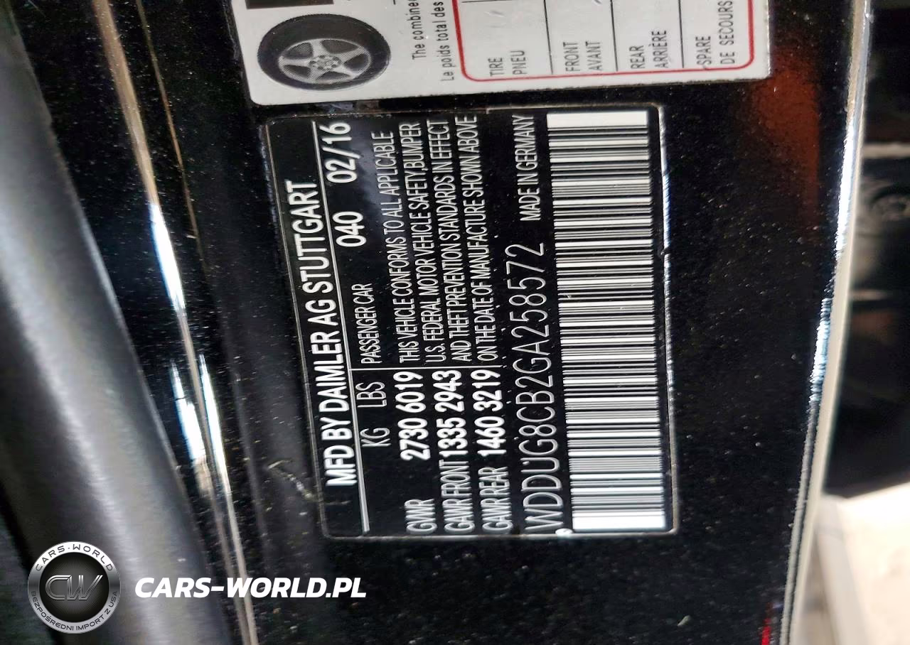 2016 Mercedes-Benz S 550 VIN:WDDUG8CB2GA258572 - 12