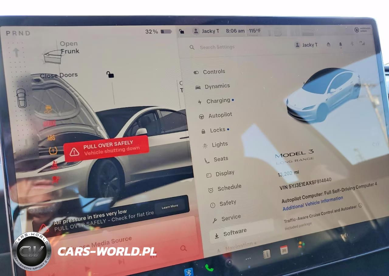 2025 Tesla Model 3 VIN:5YJ3E1EAXSF914640 - 9