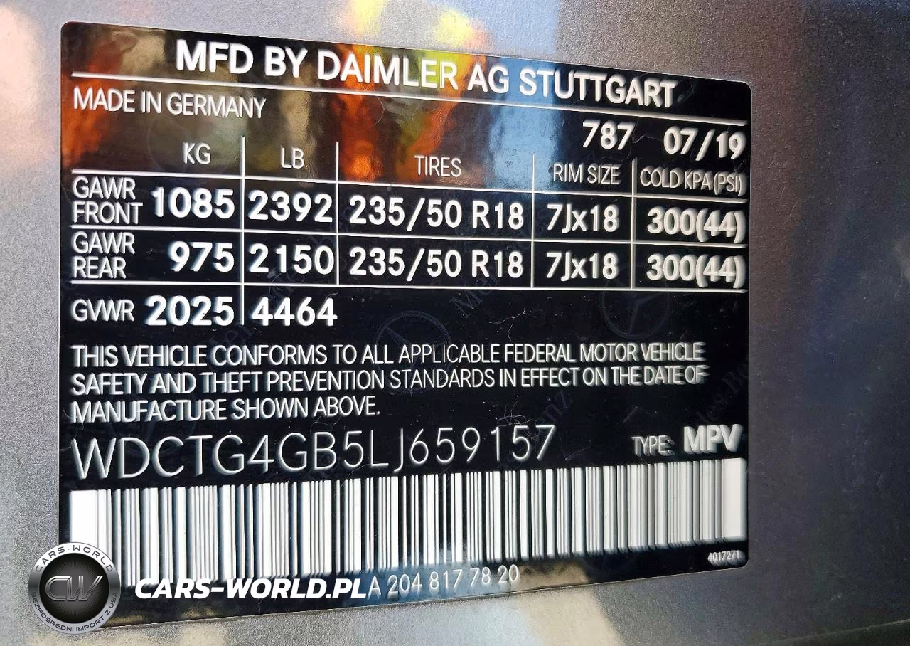 MERCEDES-BENZ GLA 250 4M VIN:WDCTG4GB5LJ659157 - 13