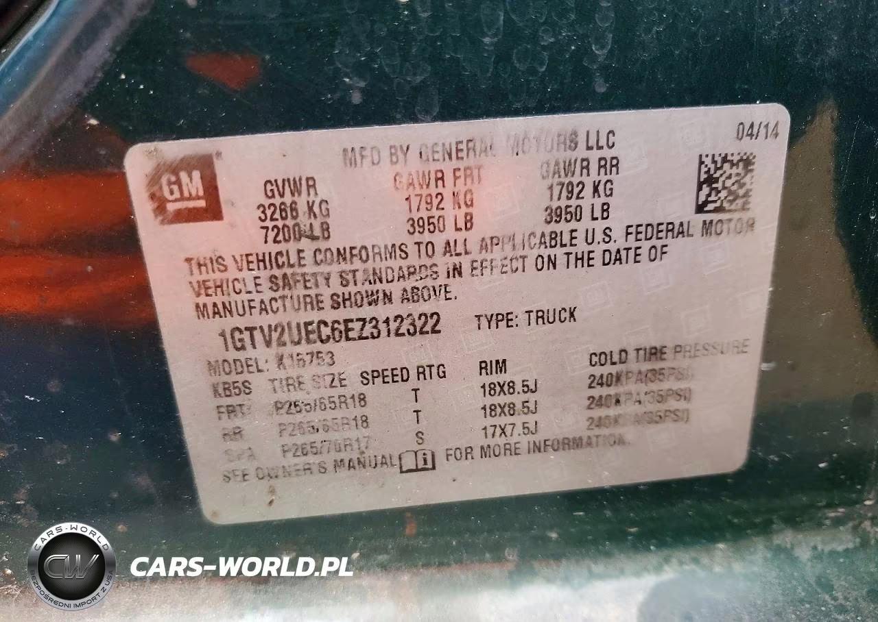 2014 GMC Sierra K1500 Sle VIN:1GTV2UEC6EZ312322 - 12