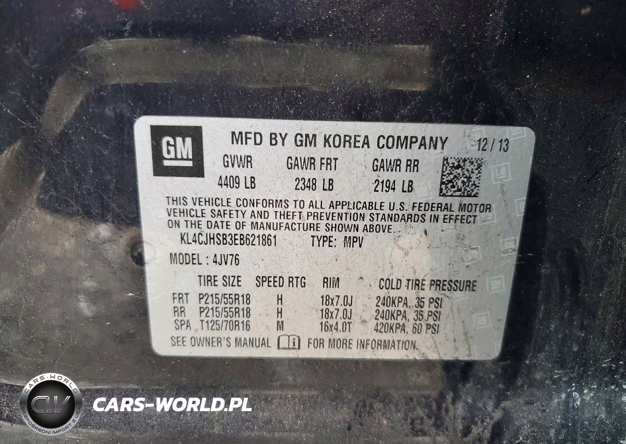 2014 Buick Encore Premium VIN:KL4CJHSB3EB621861 - 13