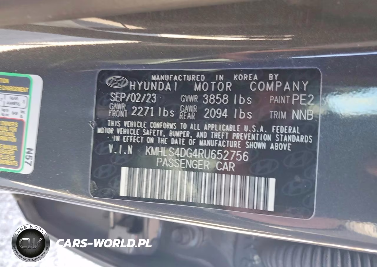 2024 Hyundai Elantra Sel VIN:KMHLS4DG4RU652756 - 12