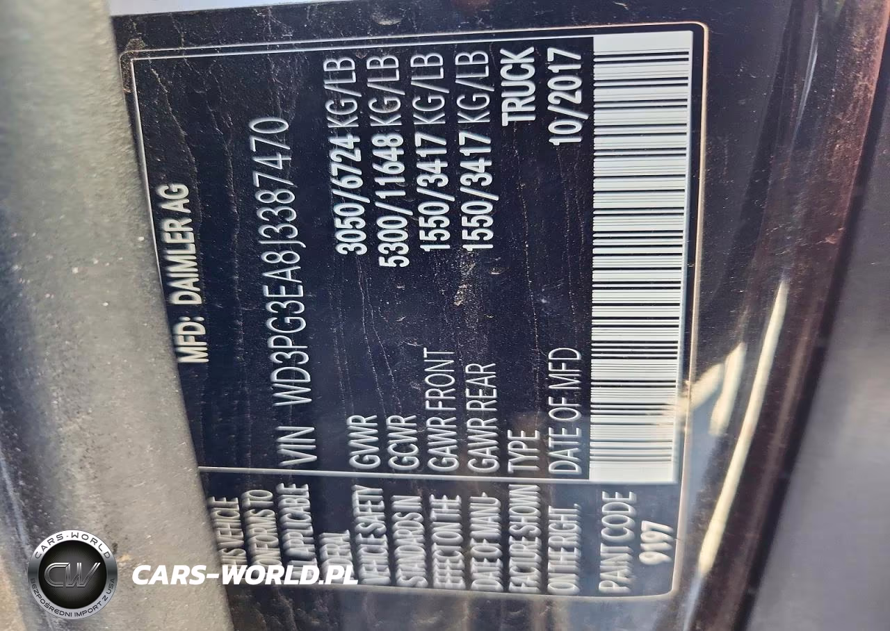 2018 Mercedes-Benz Metris VIN:WD3PG3EA8J3387470 - 14