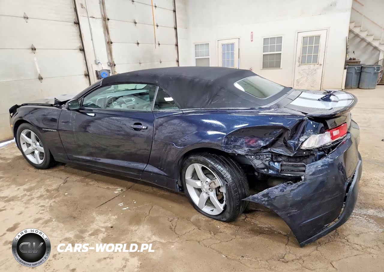2014 Chevrolet Camaro Lt VIN:2G1FG3D38E9122977 - 2