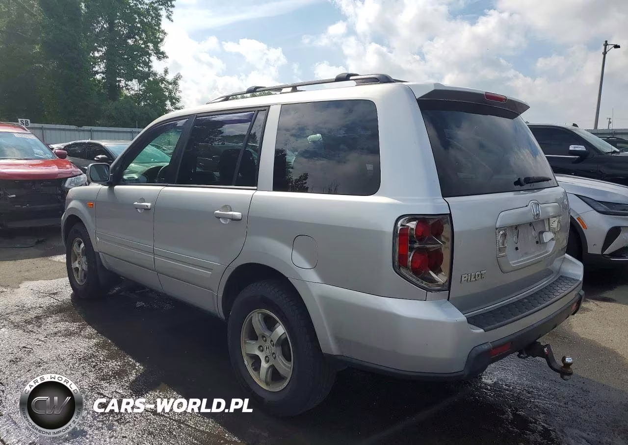 2007 Honda Pilot Exl VIN:2HKYF18717H522822 - 2