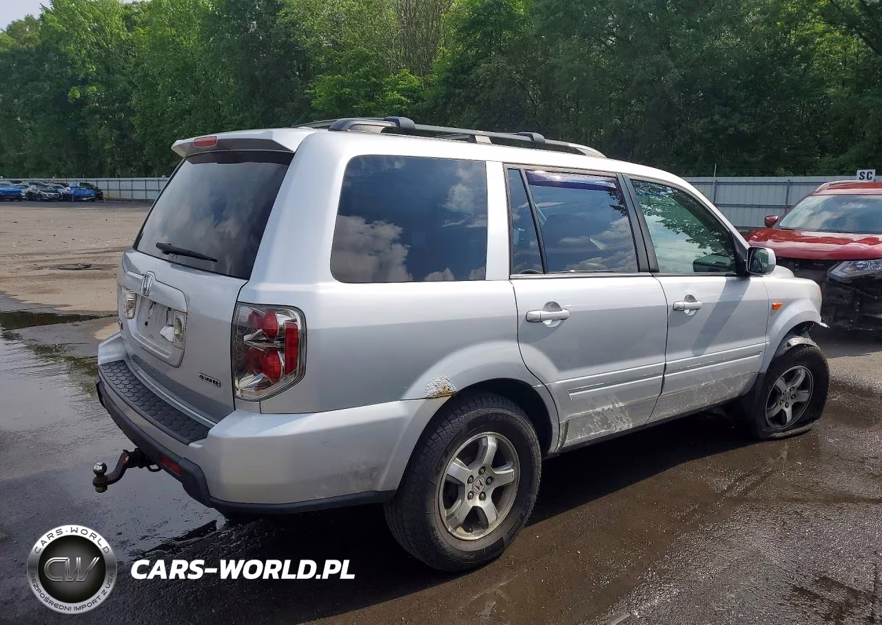 2007 Honda Pilot Exl VIN:2HKYF18717H522822 - 3