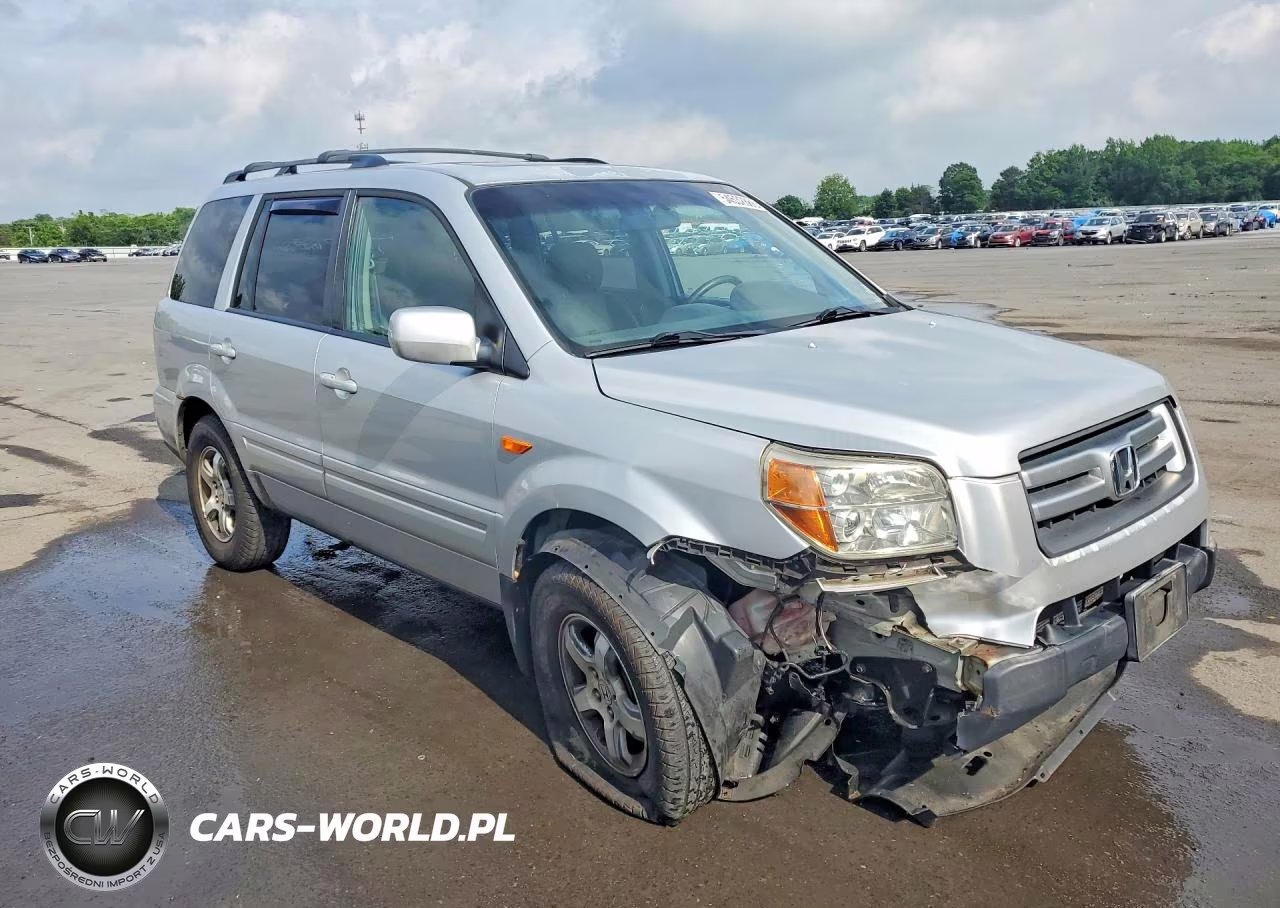 2007 Honda Pilot Exl VIN:2HKYF18717H522822 - 4