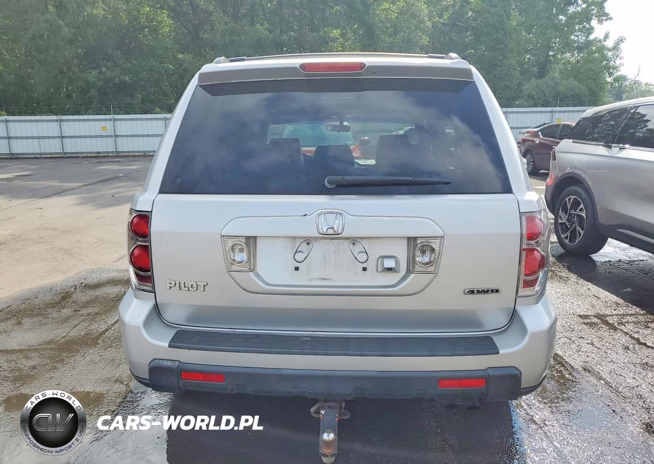 2007 Honda Pilot Exl VIN:2HKYF18717H522822 - 6