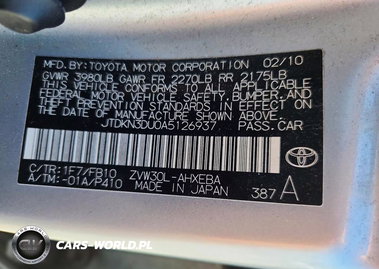 2010 Toyota Prius Iii VIN:JTDKN3DU0A5126937 - 12