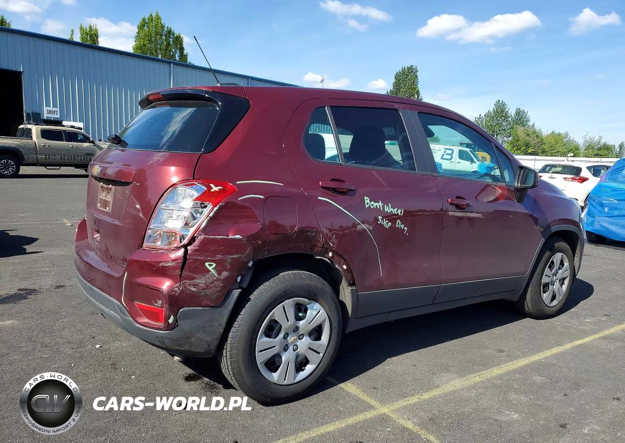 2017 Chevrolet Trax Ls VIN:3GNCJKSB9HL187958 - 3