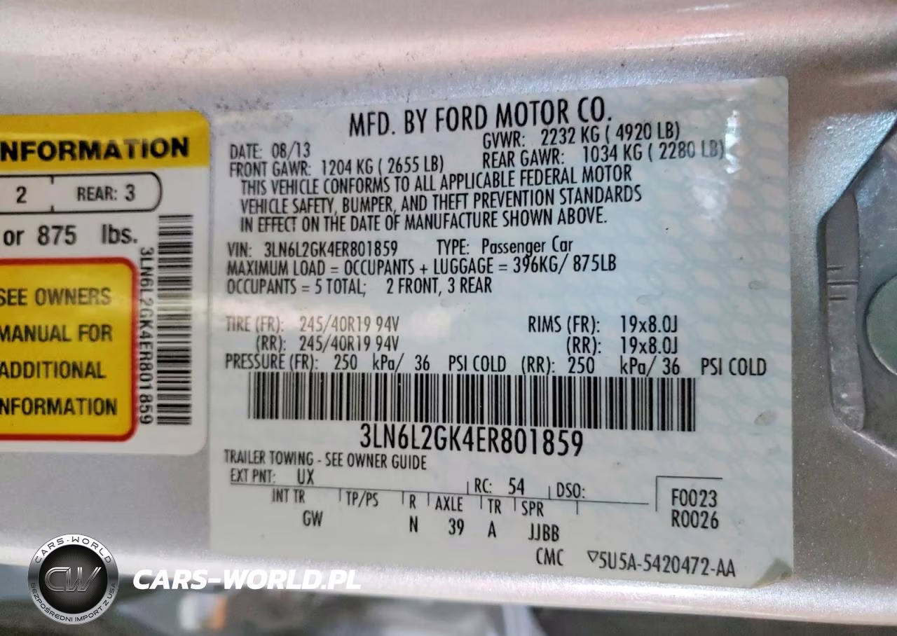 2014 Lincoln Mkz VIN:3LN6L2GK4ER801859 - 12