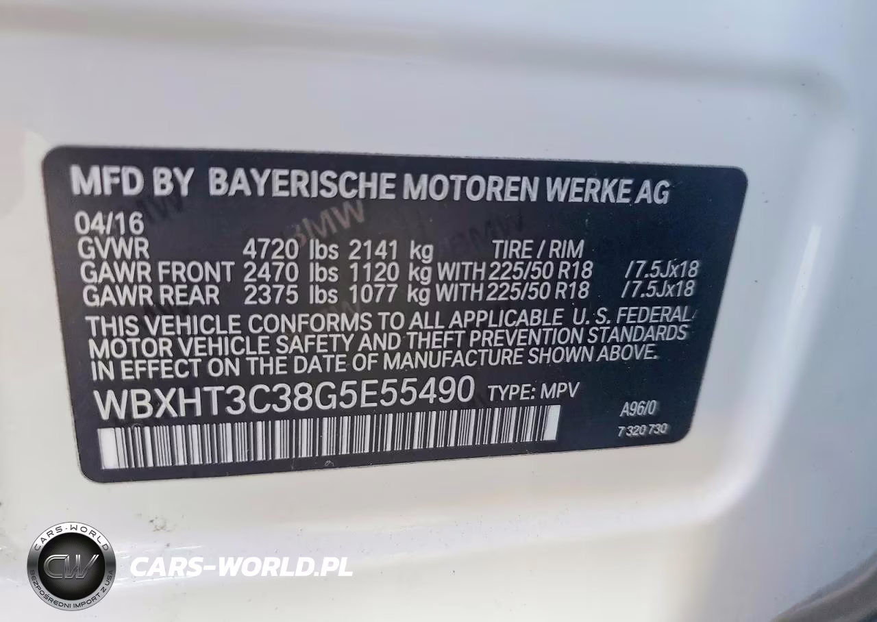 2016 BMW X1 XDRIVE28I VIN:WBXHT3C38G5E55490 - 12