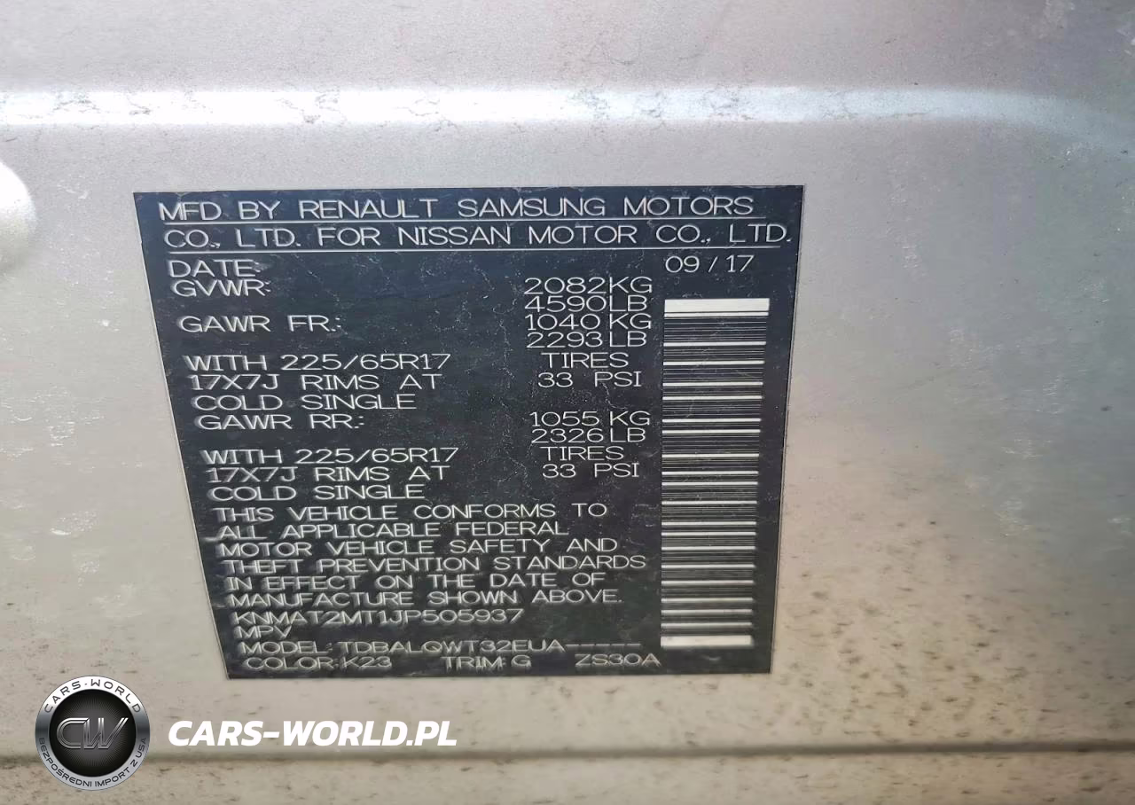 2018 Nissan Rogue Sv VIN:KNMAT2MT1JP505937 - 11