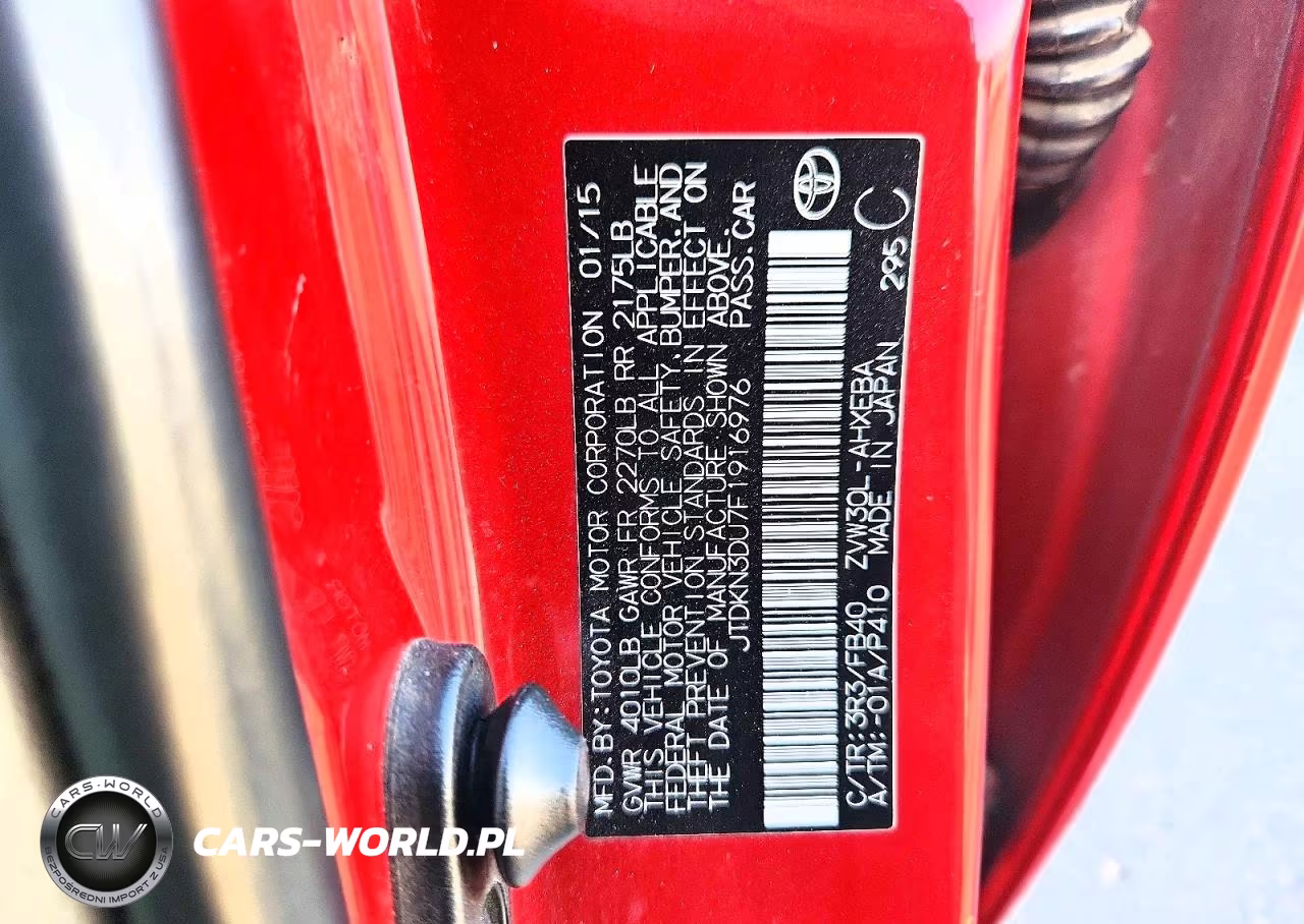 2015 Toyota Prius Two VIN:JTDKN3DU7F1916976 - 13