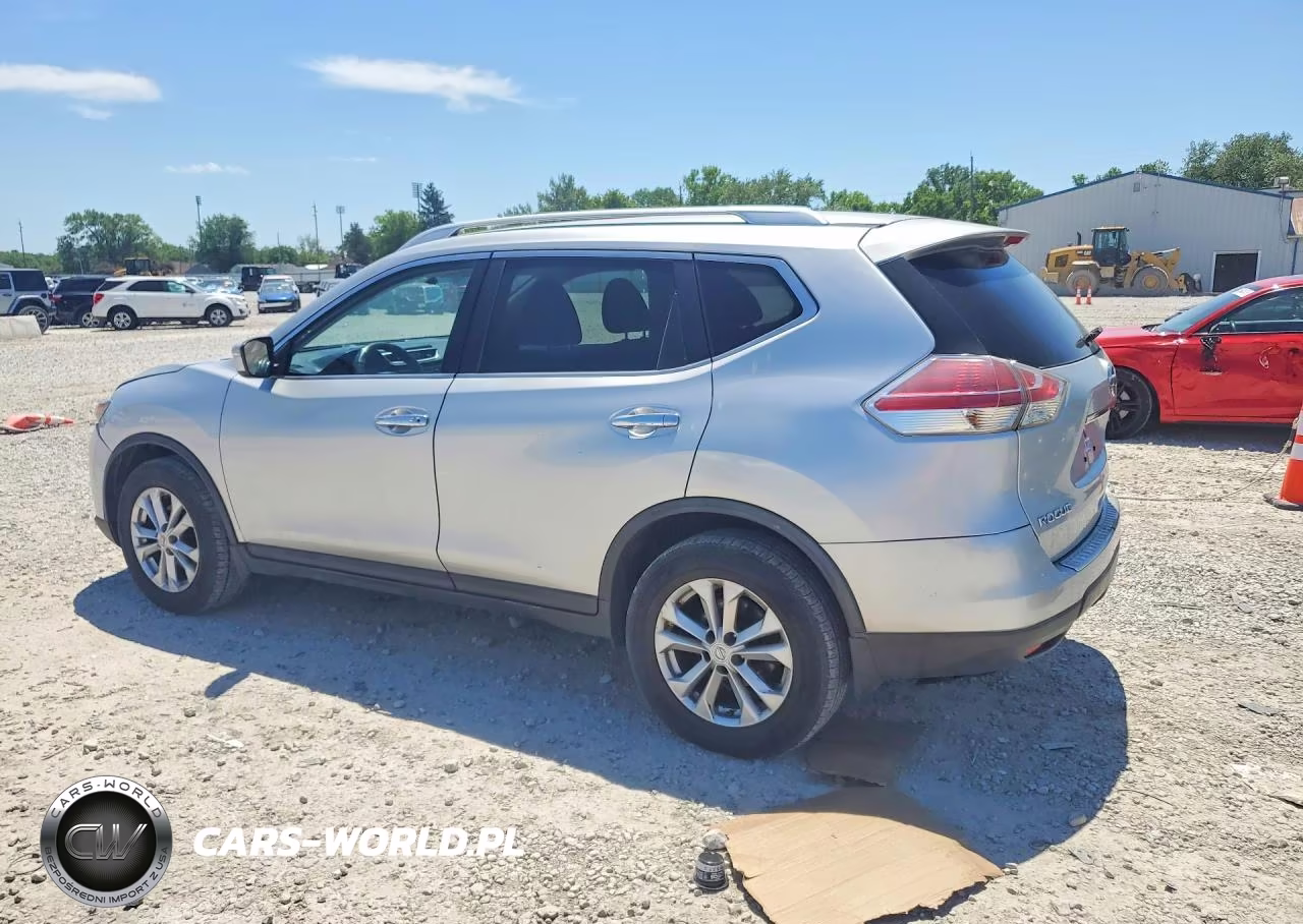 2015 Nissan Rogue Sv VIN:KNMAT2MV4FP563355 - 2