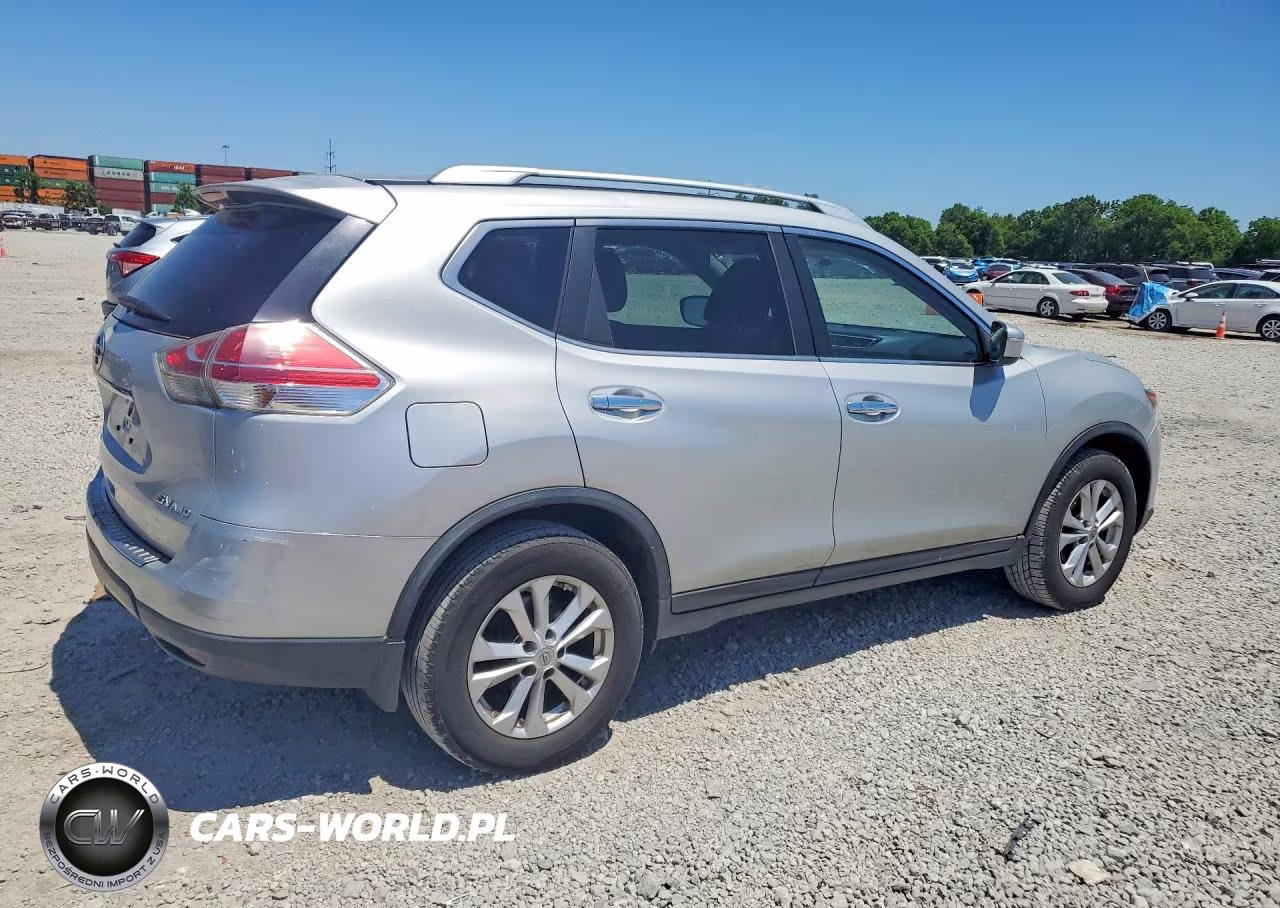 2015 Nissan Rogue Sv VIN:KNMAT2MV4FP563355 - 3