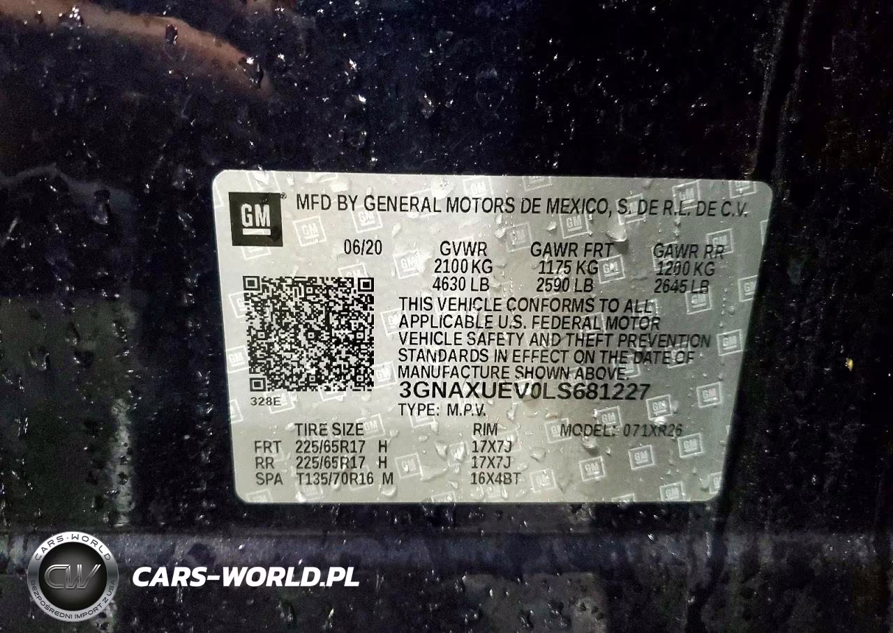 2020 Chevrolet Equinox Lt VIN:3GNAXUEV0LS681227 - 12