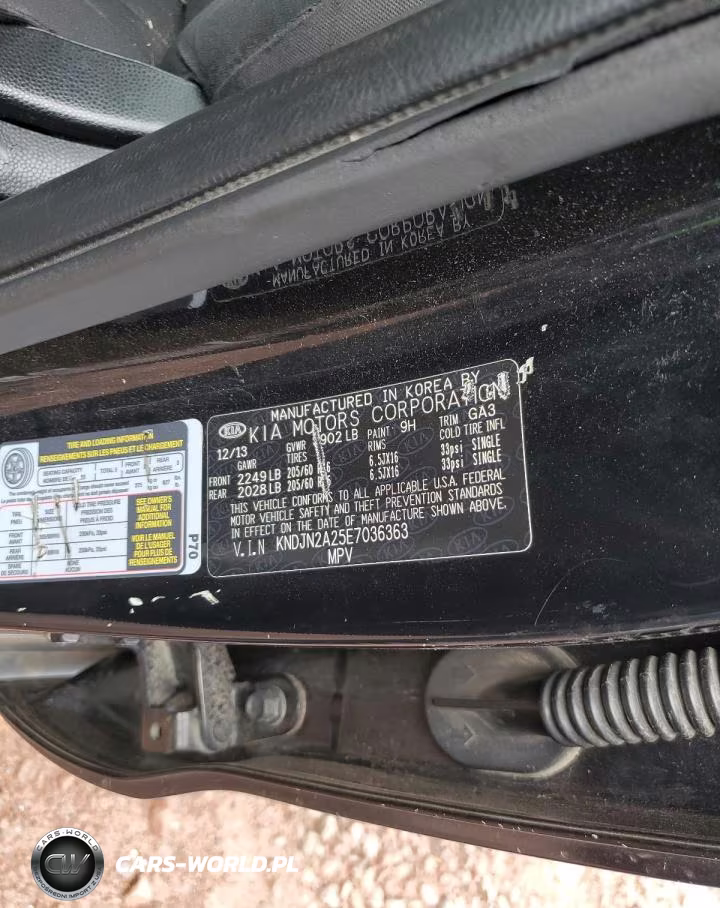 KIA SOUL VIN:KNDJN2A25E7036363 - 13