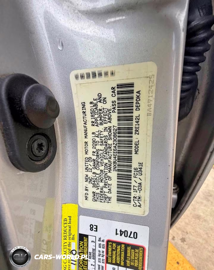 2010 Toyota Corolla Le VIN:1NXBU4EE6AZ308627 - 10