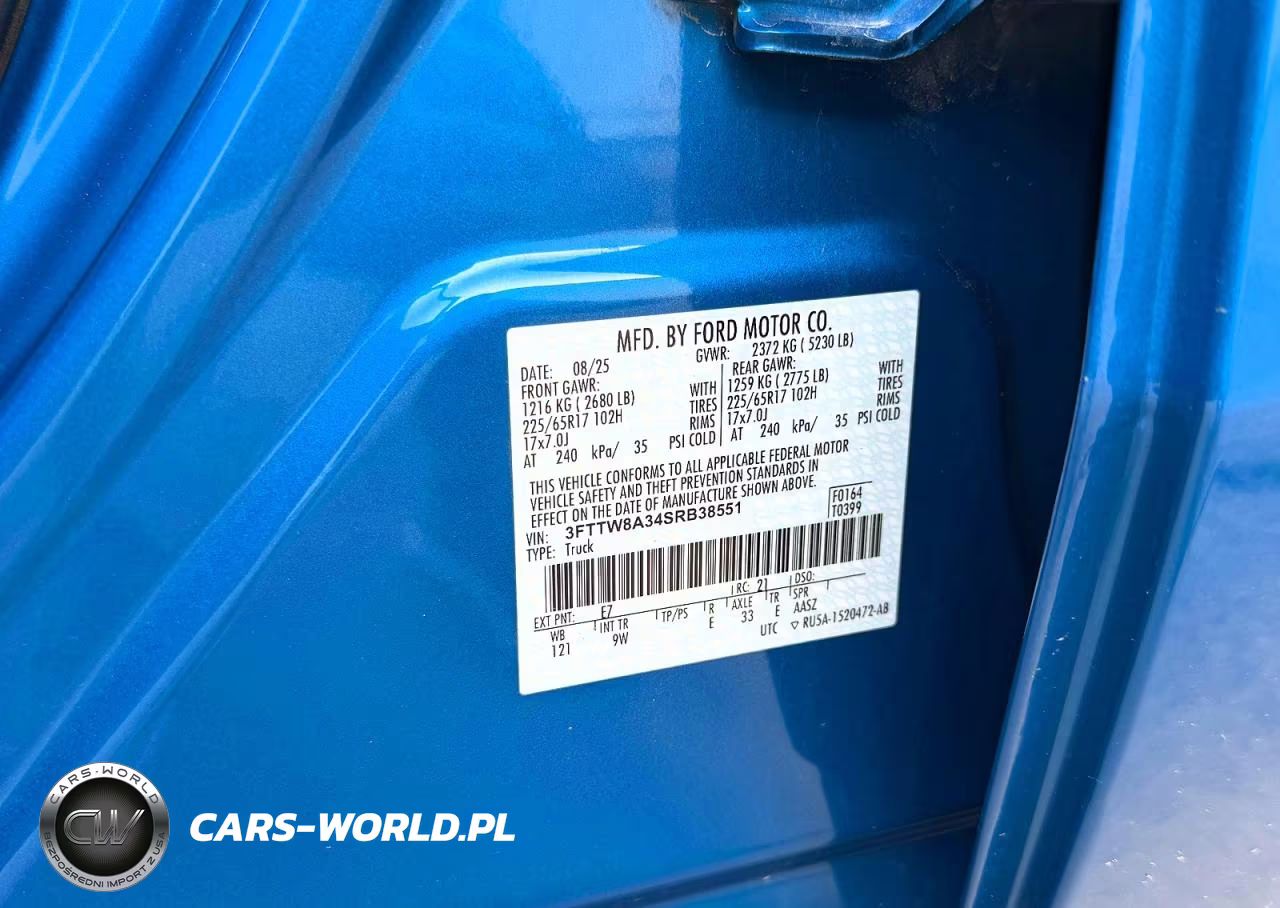 2025 Ford Maverick Xl VIN:3FTTW8A34SRB38551 - 10