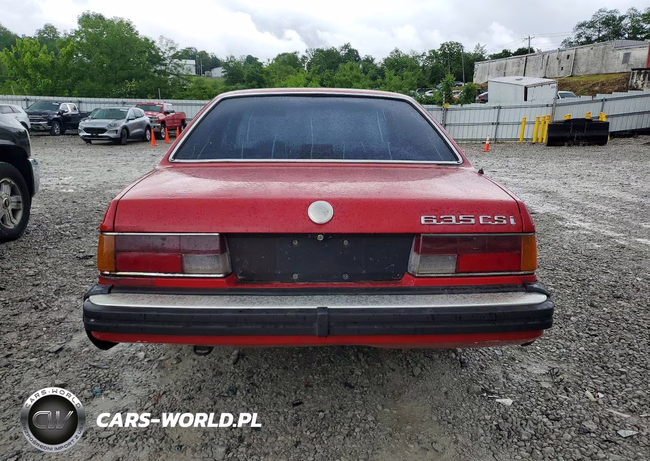 1987 BMW 635 Csi VIN:WBAEC7404H0608080 - 6