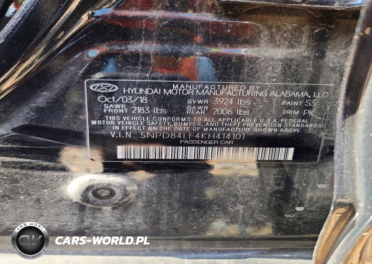 2019 Hyundai Elantra Value Edition VIN:5NPD84LF4KH414101 - 12