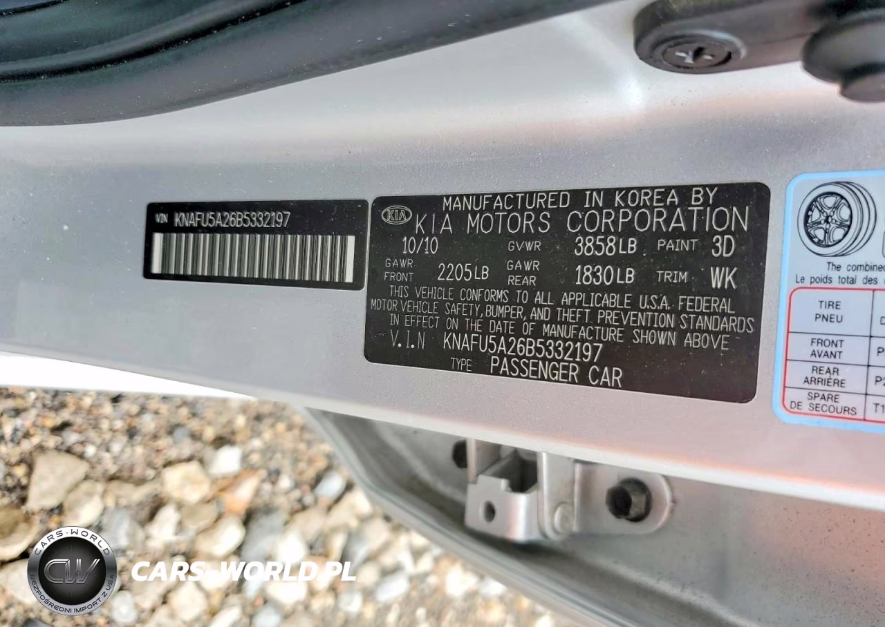 2011 Kia Forte Ex VIN:KNAFU5A26B5332197 - 12