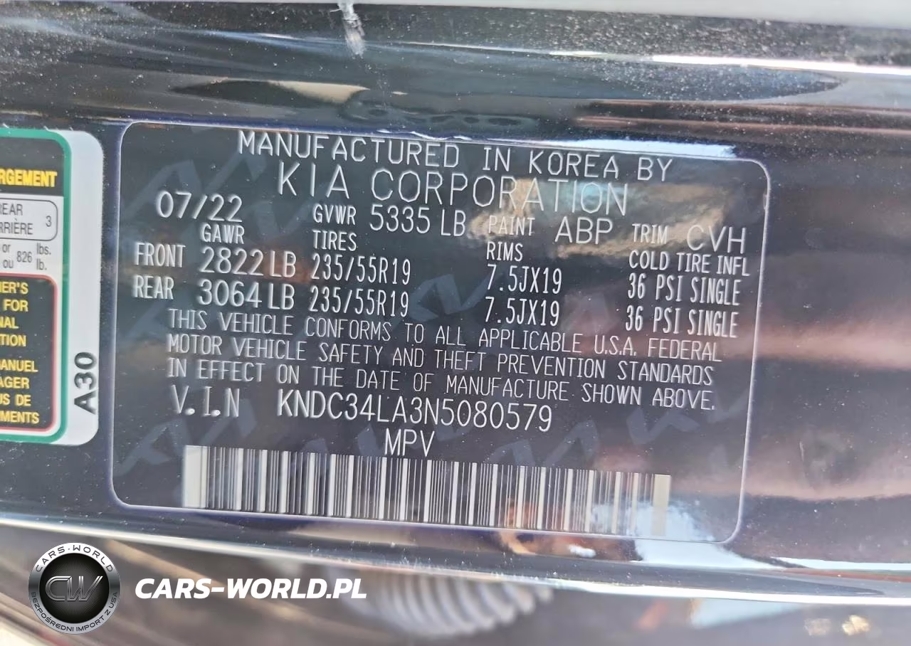 2022 Kia Ev6 Wind VIN:KNDC34LA3N5080579 - 13