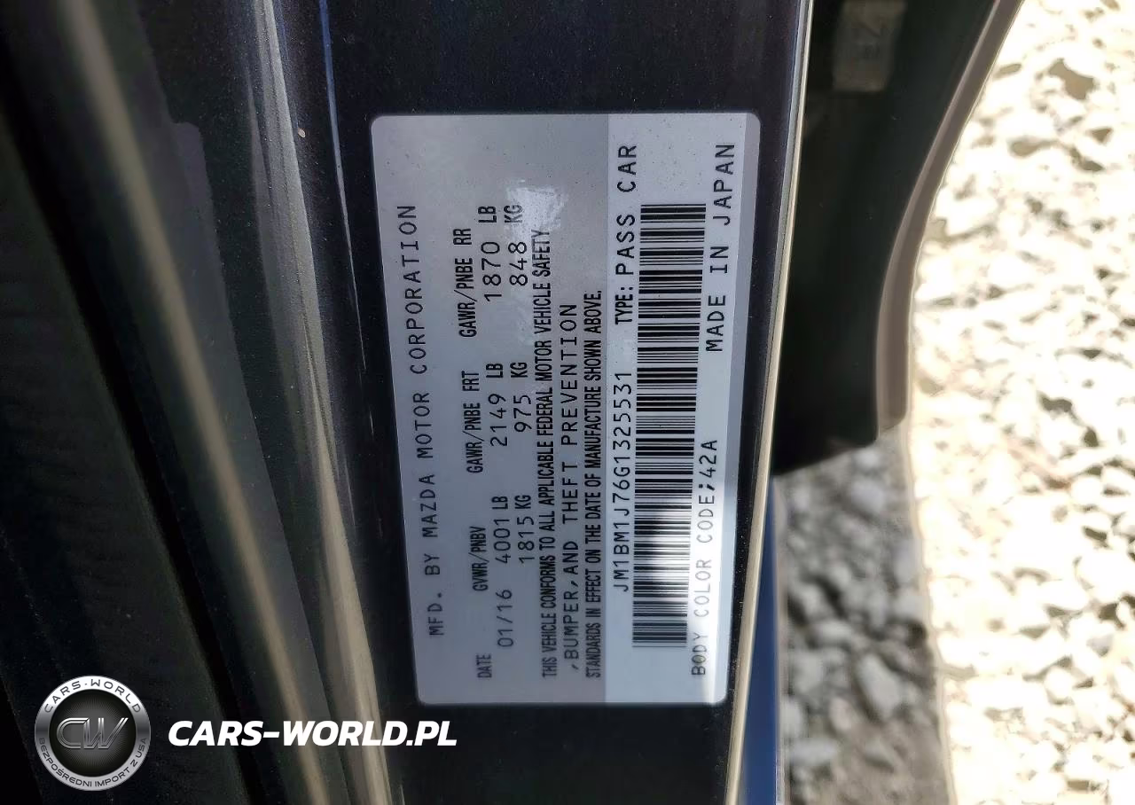 2016 Mazda 3 Sport VIN:JM1BM1J76G1325531 - 13
